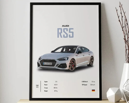 Supercar Wall Art Collection – High-Quality Canvas Posters for Home & Gaming Setup